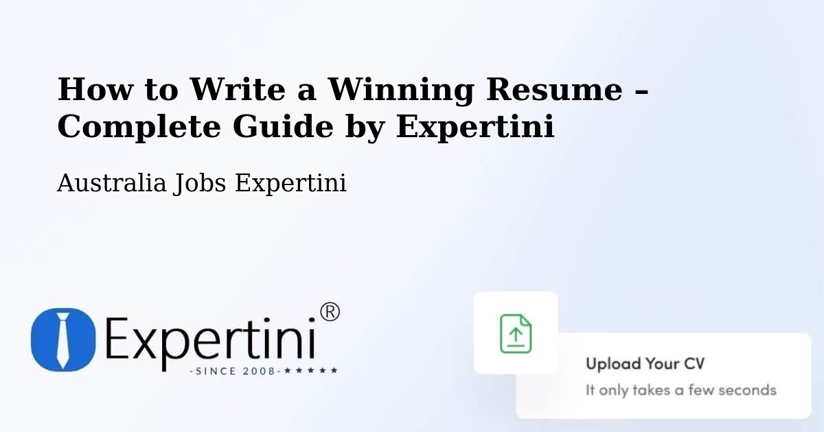 Resume Writing Guide for Job Seekers – Greenacre - Greenacre, Australia Jobs Expertini